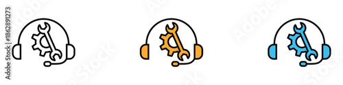After sales support icon vector. Technical support and customer service symbol. vector illustration.