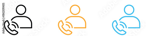 User Contact icon vector. communication symbol. vector illustration.