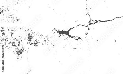 Grunge cracked cement surface distressed abstract background, Concrete fracture texture broken plaster wall design