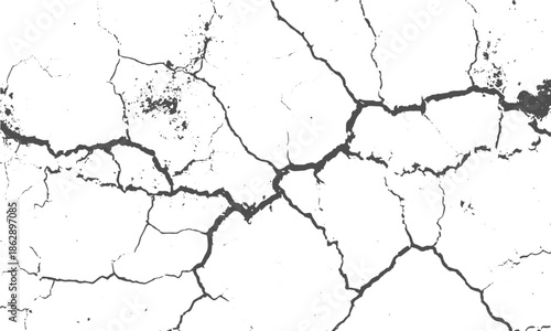 Abstract cracked concrete wall distressed plaster texture Broken cement surface grunge cracked texture detail