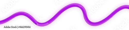 A purple, glowing, wavy line against a white background, like a digital pulse