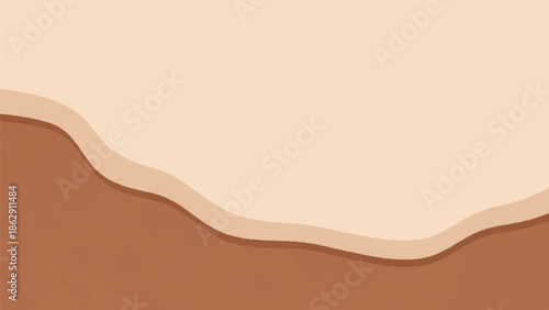 Abstract flowing lines in neutral earth tones, creating a layered, organic feel