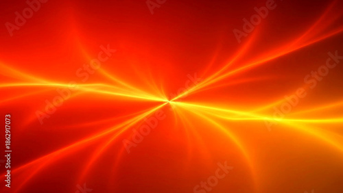 Vibrant explosion of light and energy radiating outward from a central point in a dynamic display
