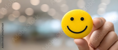 Employee mental health assessment hand congratulating smile background banner with health, mental, congratulating, assessment, employee, hand, smile