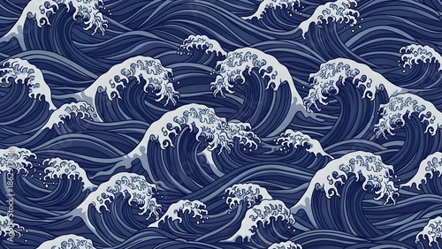 Wave pattern illustration