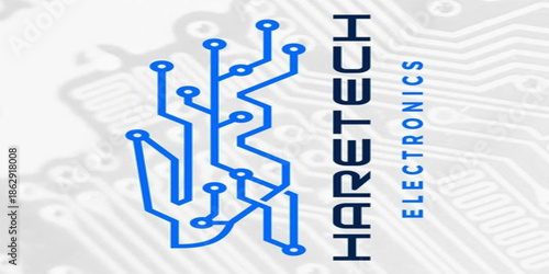 Abstract AI circuit board in black and white background. High-tech electronics board digital technology. Isometric electronic motherboard background. Vector illustration.