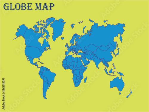 Global Political World Map