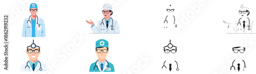 People riding gondolas in mountains with transparent background