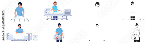 Pool game players with billiard balls