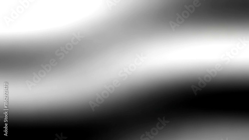 Blurry black and white abstract wave pattern illustration viewed from above