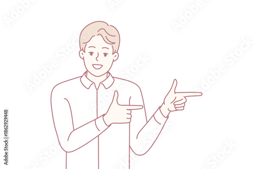 Man pointing finger guns with confident grin and relaxed posture, playful charisma for sales or pitch scenarios, warm approachable energy, suitable for marketing and personality driven content