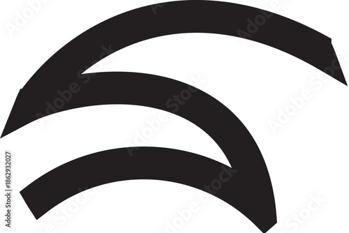 black and white arrows
