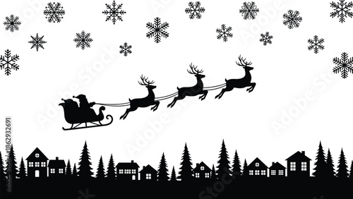 Christmas icons set including snowman snowflakes santa hat gingerbread tree and candy cane isolated on white background for holiday design,.