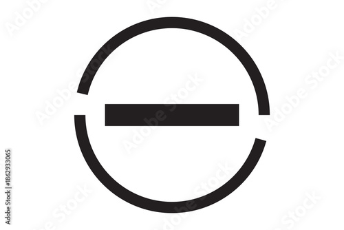 do-not-disturb icon button, Do Not Disturb Logo icon.