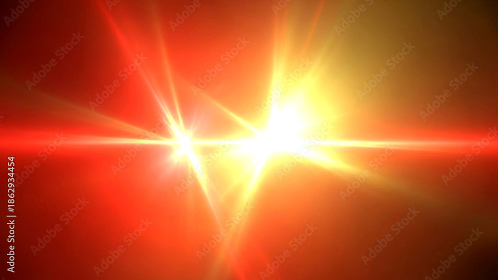 Obraz premium Vibrant explosion of light and energy radiating from a central point in a dynamic illustration