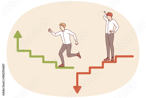 Business competition on investment exchange leads to loss of money or receipt of excess profits from competing men. Guy uses strategy to escape collapsing stock market during crisis.