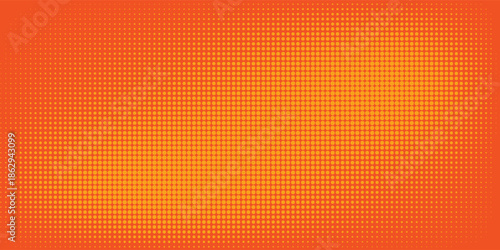 Vibrant Orange Halftone Dot Texture Background for Design, Advertising, and Web Use eps10