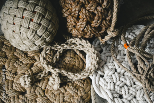 Quadro em tela ropes and knots