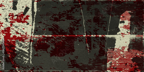 Screen Print Square Font. Works well at small sizes. Detailed individually textured characters with an eroded halftone