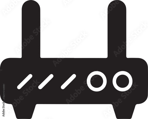 Wireless router for home and office internet connection with strong signal