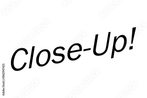 Close-Up! - 「Close-Up!」の文字の、よく目立つセールPOP
