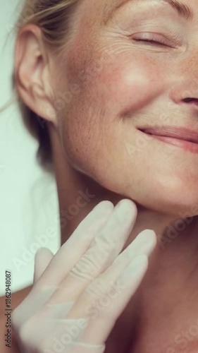 Female Endolift for Full Face and Neck Rejuvenation. Comprehensive tightening, anti-aging.