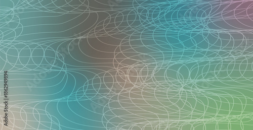 A bright abstract rainbow background features a colorful gradient pattern with geometric vector shapes and blurred light textures to create a vibrant decorative wallpaper illustration