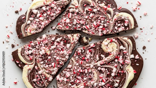 Chocolate peppermint bark