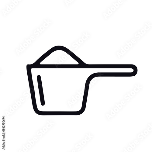Laundry icon black and white outline vector design 
