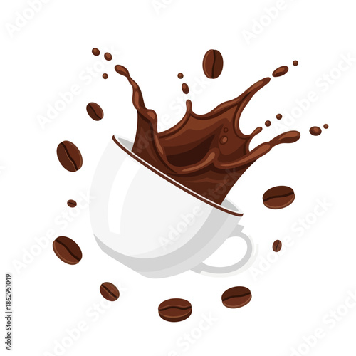 Coffee Splash Explosion