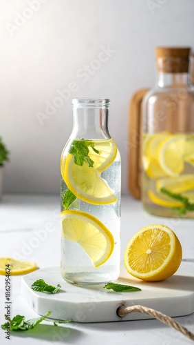 infused water of lemon 
