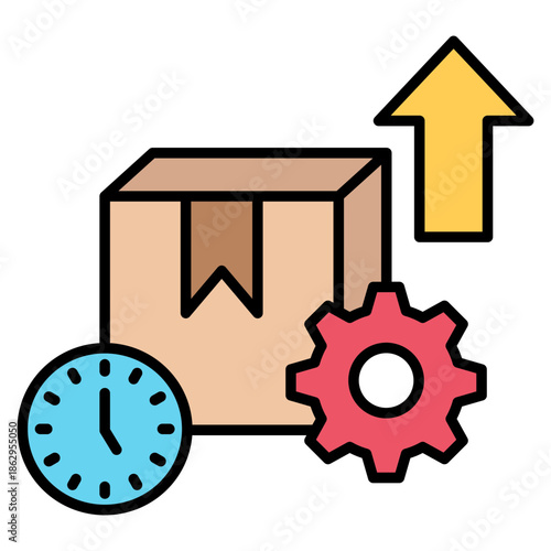 Productivity Outline Color Icon
