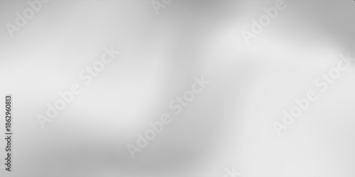 Silver foil background with metal mirror texture. Chrome gradient surface with light gloss simple abstract