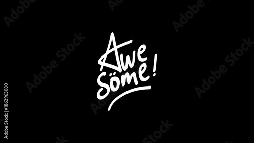 Animated, bouncy hand-drawn typography reading 