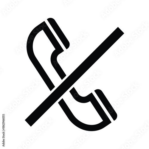 Smoking Prohibited Sign No Cigarette