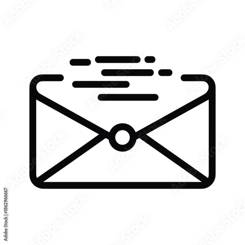 Envelope Icon Symbolizing Email or Message