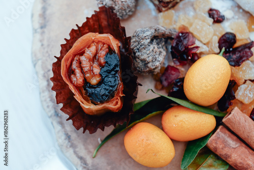 Baklava is a dessert dish of the peoples of the Balkan Peninsula