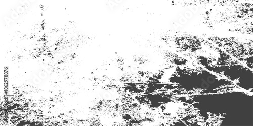 White grunge texture background with dark grey distressed cracks, Grey and white distressed textured background, grunge surface with various scratches and stains. 