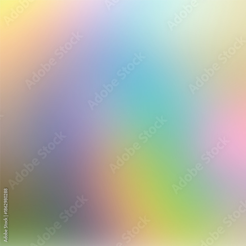 Abstract multicolor mesh background. Blurred colorful gradient backdrop. Vector illustration for your graphic design, template, banner, poster or website. Eps 10