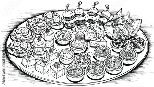 Abundant gourmet charcuterie board with diverse snacks