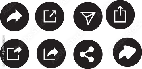 set of vector icons of different shapes set, icon, button, web, symbol, icons, sign, buttons, design, arrow, vector, internet, music, play, badge