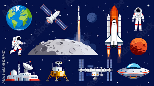 Space exploration elements