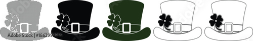 Collection of Leprechaun Hats in Various Styles and Colors