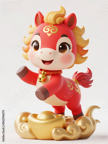 Wallpaper Mural Chinese New Year Mascot: Horse (Year of the Horse) Torontodigital.ca