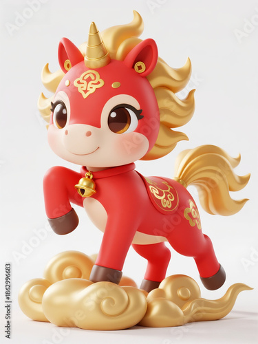 Wallpaper Mural Chinese New Year Mascot: Horse (Year of the Horse) Torontodigital.ca