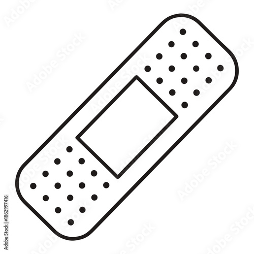 Simple Bandage: a sterile adhesive bandage, designed for minor injuries. a simple and effective First Aid supply.