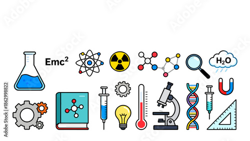 Science and Technology Icons