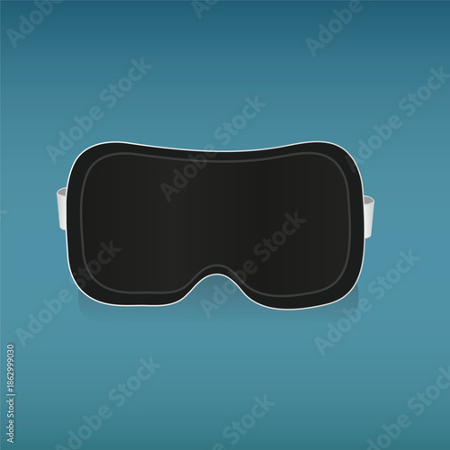 VR Goggles Virtual Reality Vector Mockup
