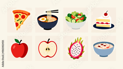 Food icons collection