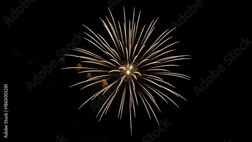 Wallpaper Mural fireworks exploding on dark black background for festive celebration and holiday design 4th of july celebration Torontodigital.ca